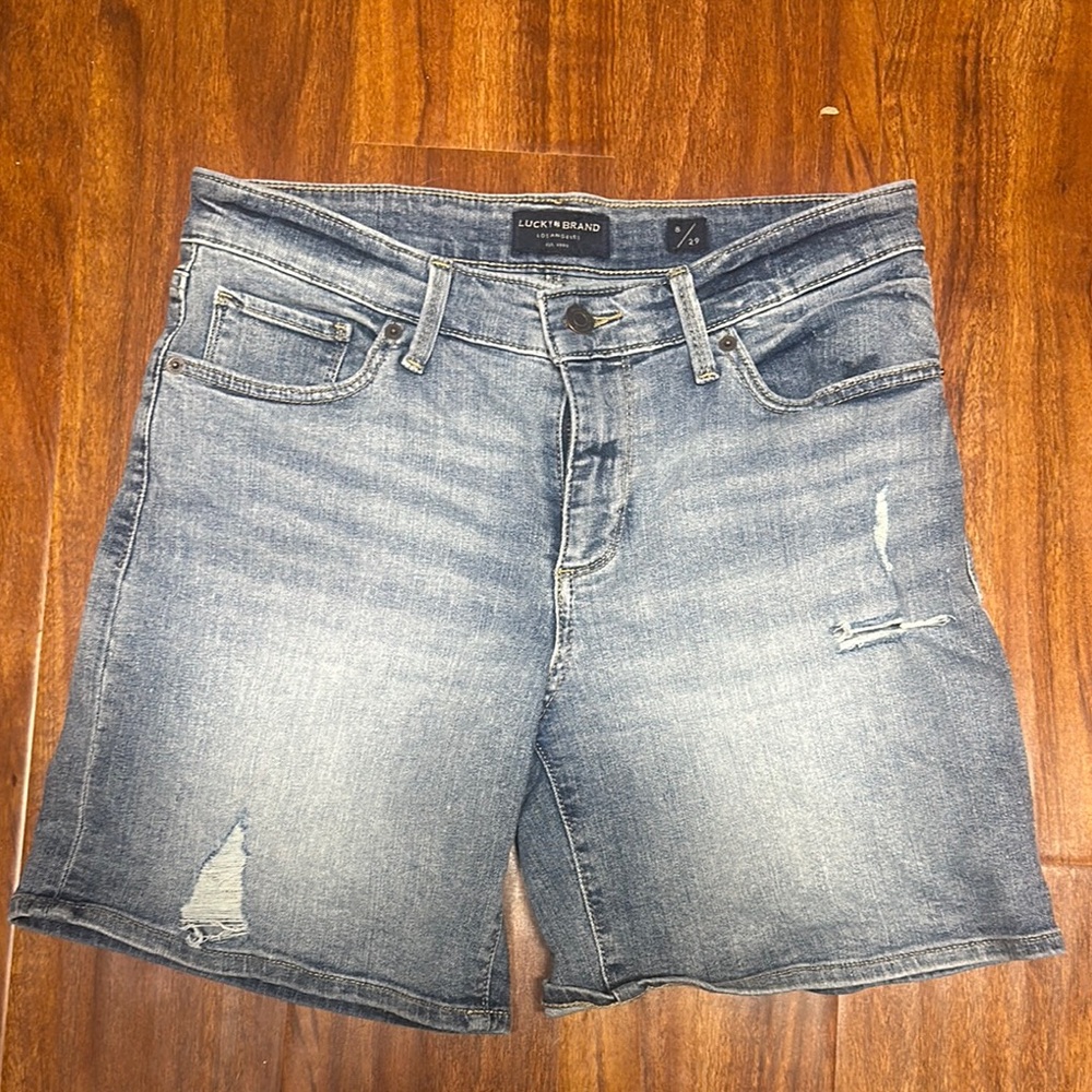 Lucky Brand Distressed Denim Shorts